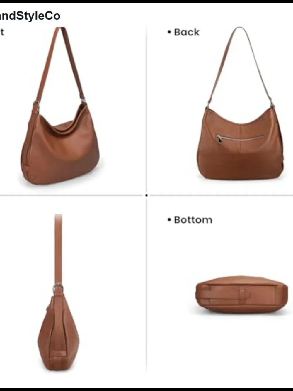 Vintage Genuine Leather Satchel Tote Bag for Women, Top Handle Handbags, Large